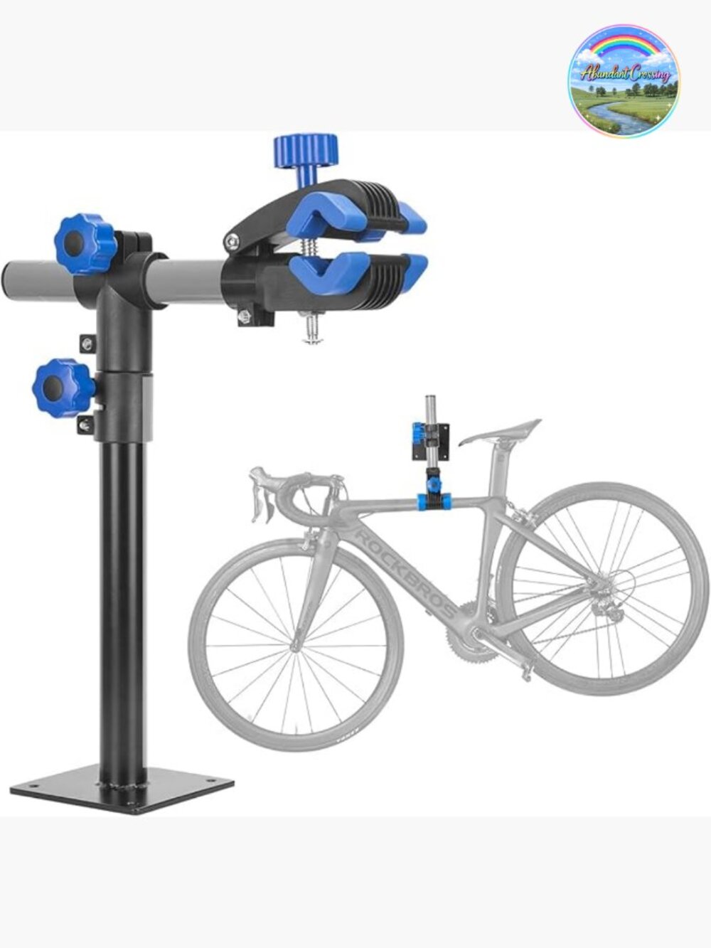 Wall Mount Bike Repair Stand - Height Adjustable Clamp For Home Bicycle